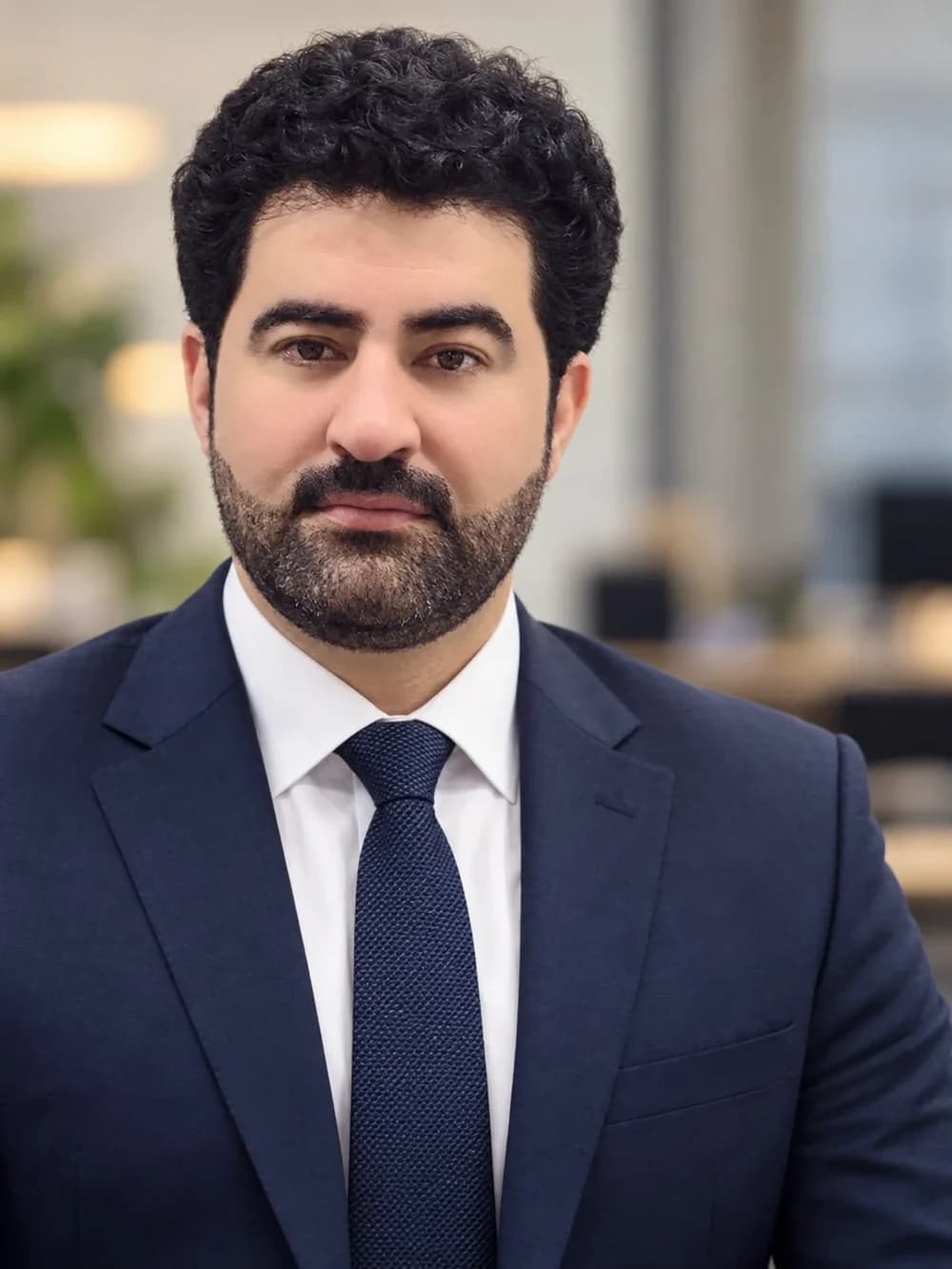 Portrait of Muhammad Asim Khan, founder and owner of Mashaal Group